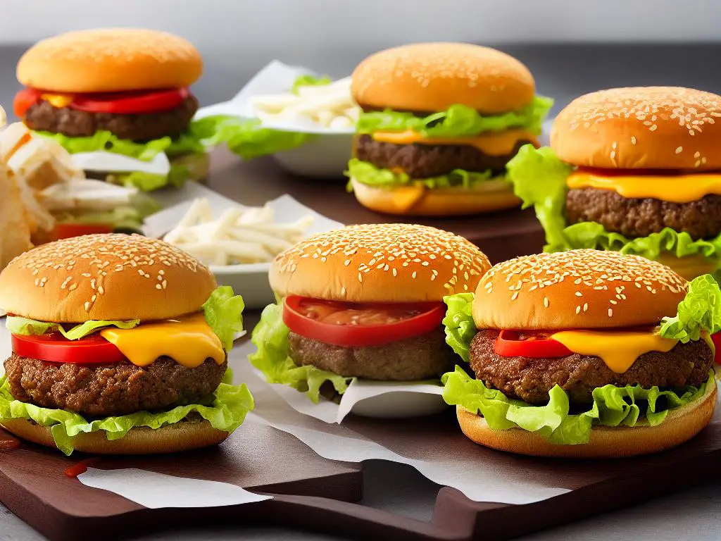 The Double McExtreme Three Cheese burger is a delicious burger from McDonald's Spain with two beef patties, salad, three types of cheese and special sauce.