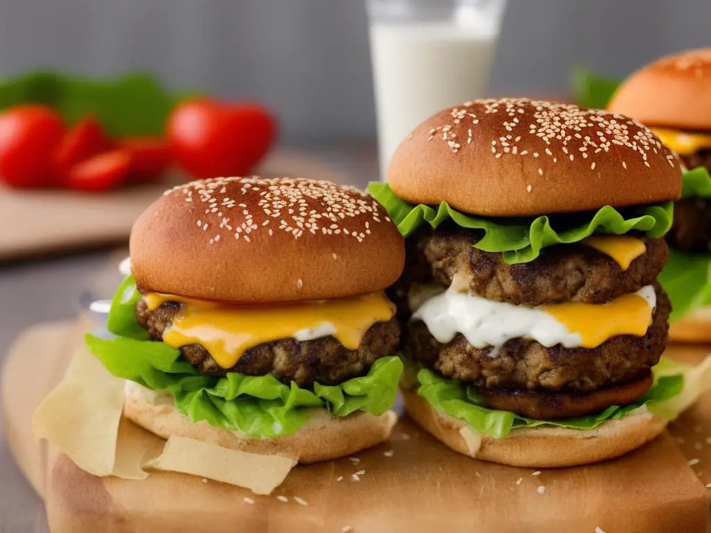 A photo of McDonald's McChicken Mozzarella burger