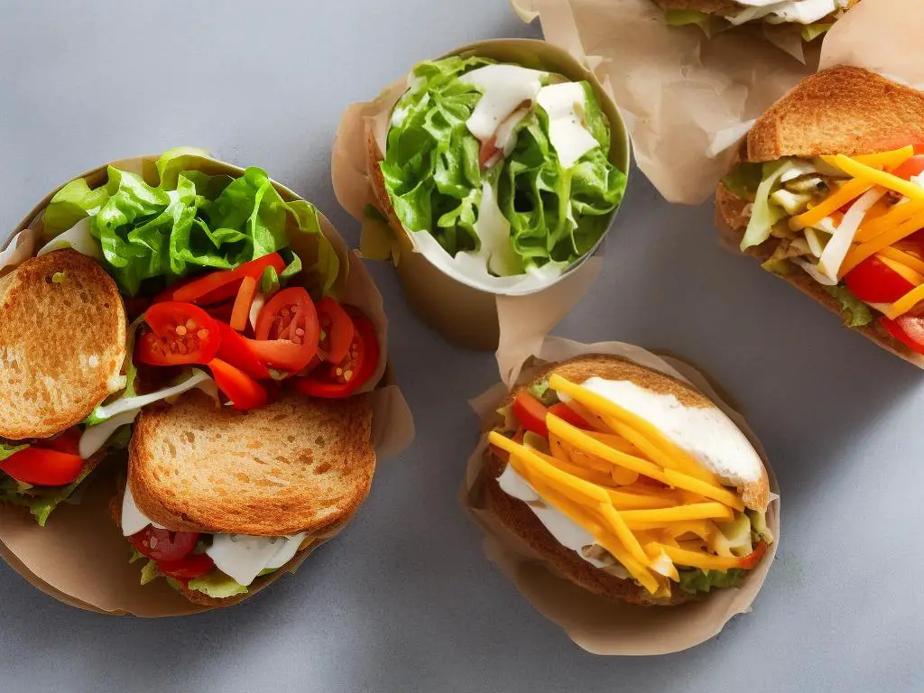 Picture of the McPollo Italiano sandwich in a McDonald's box next to a soda cup.