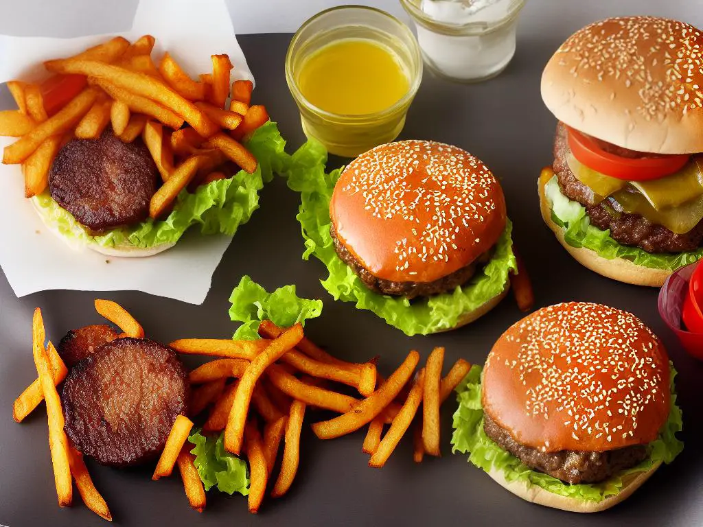 Burgers from McDonald's Israel's Big America Series