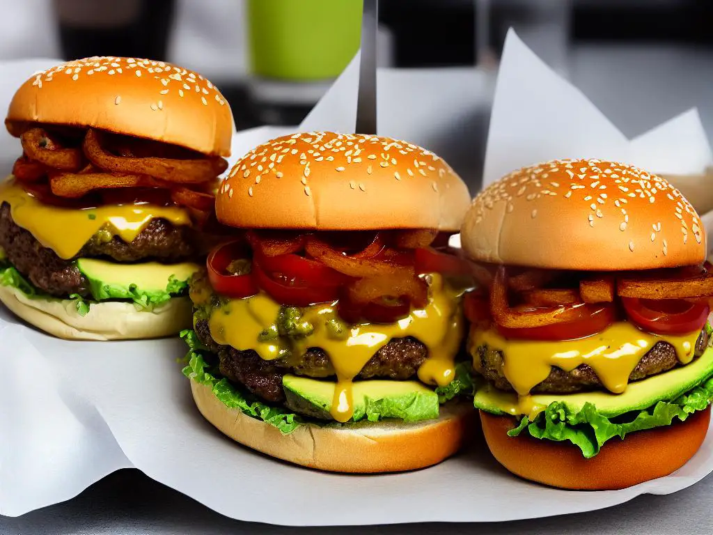 A burger with avocado and green chili sauce, offered at McDonald's in Chile