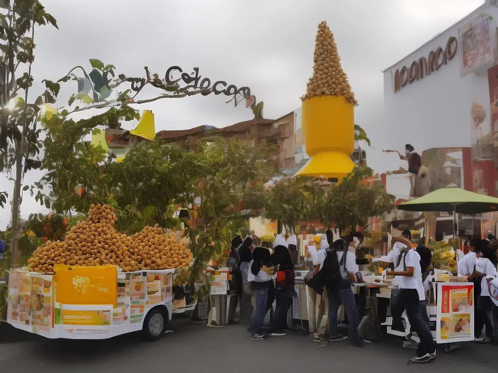 A picture of the Cono Chocoramo, the new dessert item introduced by McDonald's Colombia in partnership with Chocoramo, showcasing the adaptation of local delicacies into global fast food menus.