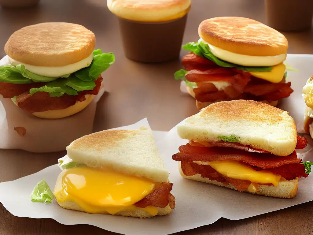 The Korean BLT Egg McMuffin sandwich by McDonald's