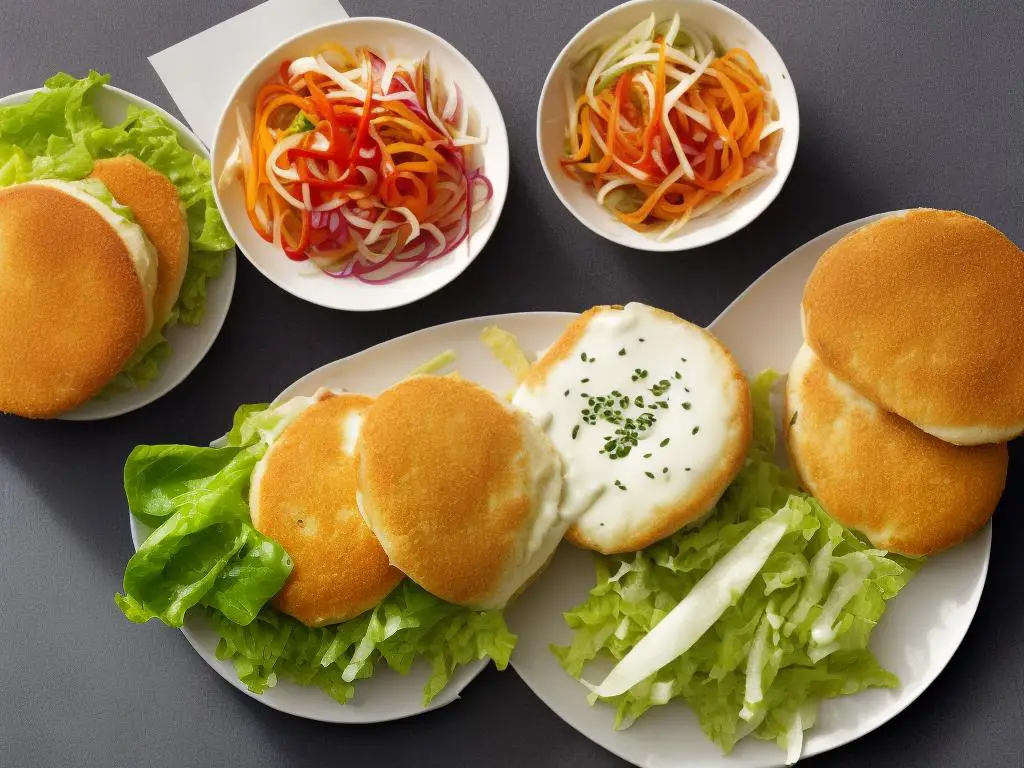 Picture of McChicken Mozzarella which showcases the unique flavours of Korea to McDonald's menu