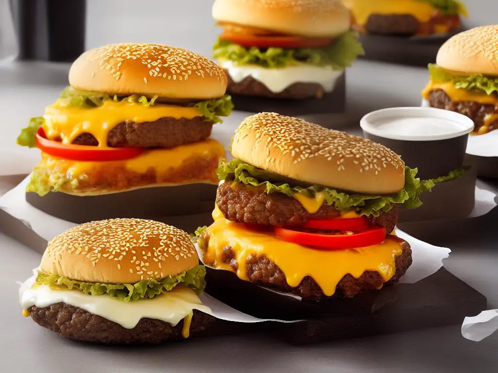 Image of the Double McExtreme Three Cheese Burger from McDonald's Spain