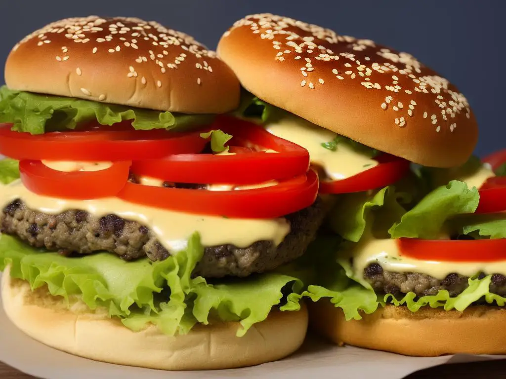 A picture of the McDonald's Jalapeno Double burger with spicy jalapenos, melted cheese and a sesame bun