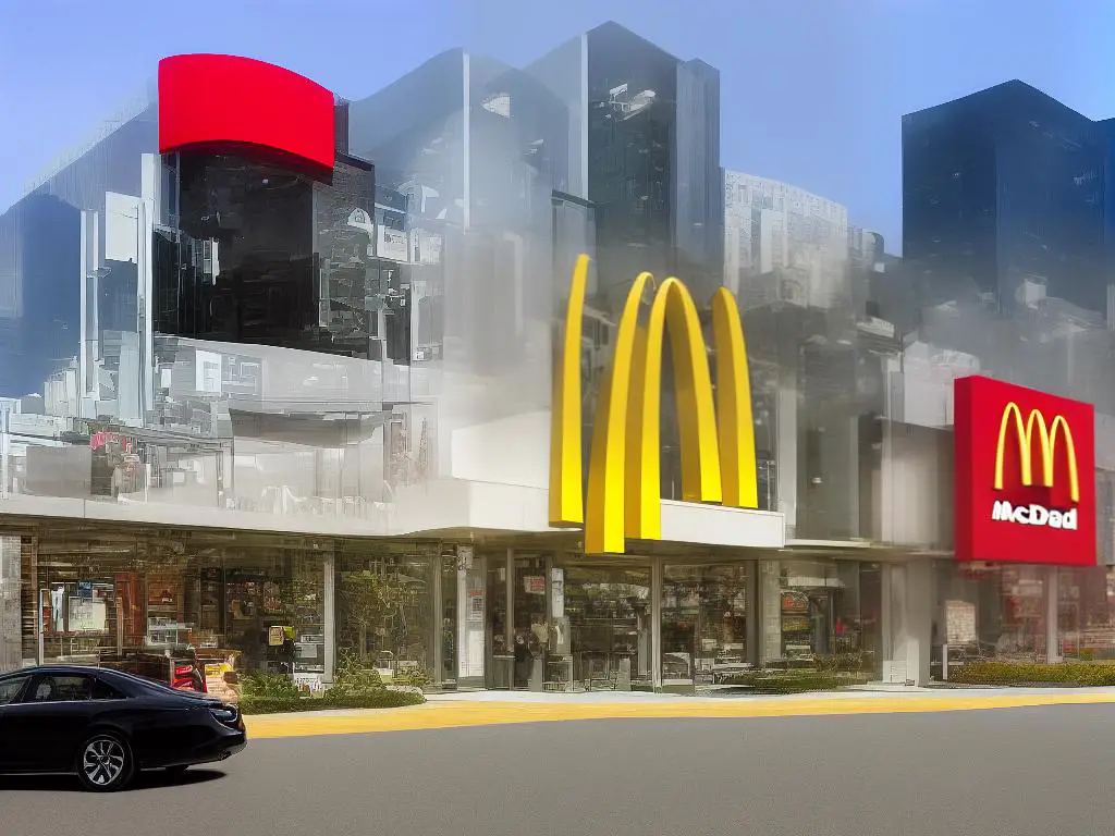 McDonald's logo with a Korean twist