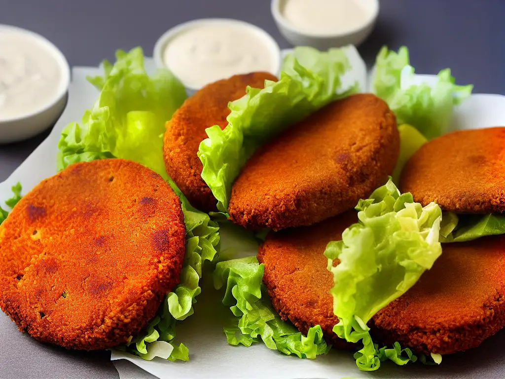 A picture of a McFalafel sandwich from McDonald's Egypt, consisting of falafel patties, lettuce, tomatoes, and pickles in a soft, warm pita bread, topped with tahini sauce.