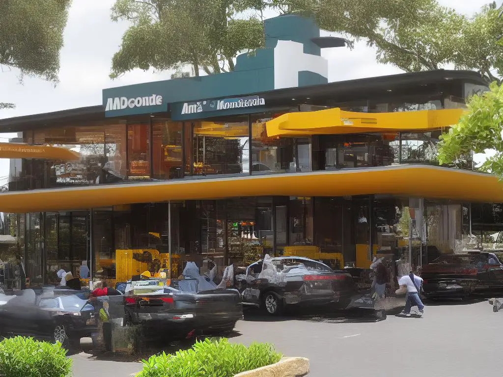 A McDonald's restaurant in South Africa that must follow various regulations and policies to ensure consumer safety and product quality. They also have responsible sourcing initiatives to reduce environmental impacts.