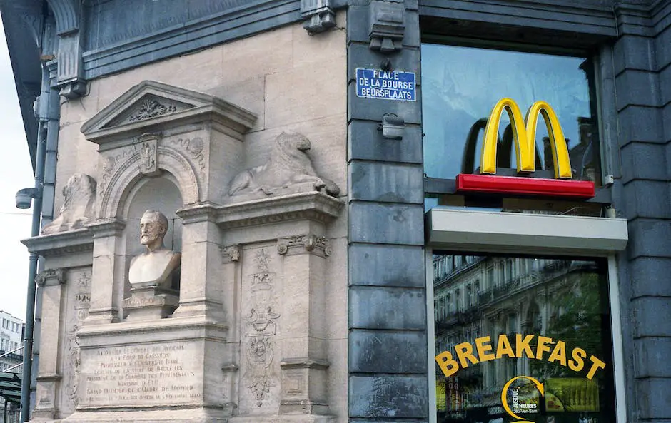 An image illustrating the evolution of McDonald's throughout the years